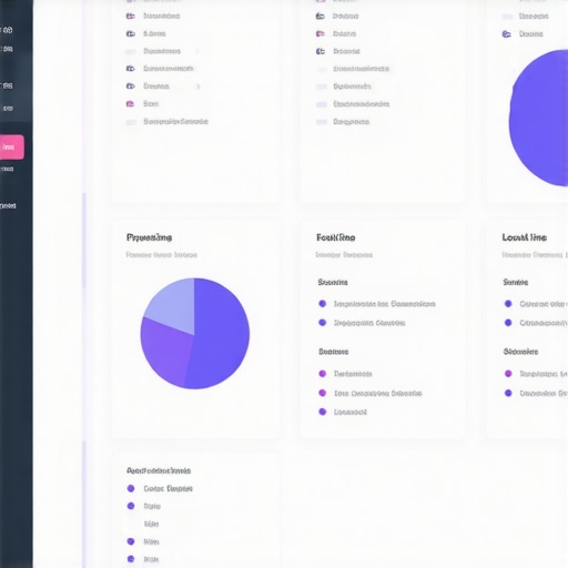 AI-powered Local SEO Analytics Dashboard Futuristic dashboard displaying hyperlocal data streams and predictive insights for local SEO