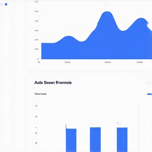AI-Powered Local SEO Analytics Computer screen displaying AI-based analytics dashboards for local search optimization.