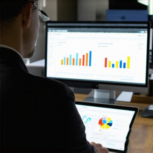 Advanced Local SEO Strategies 2025 SEO expert analyzing local search rankings with charts and laptop