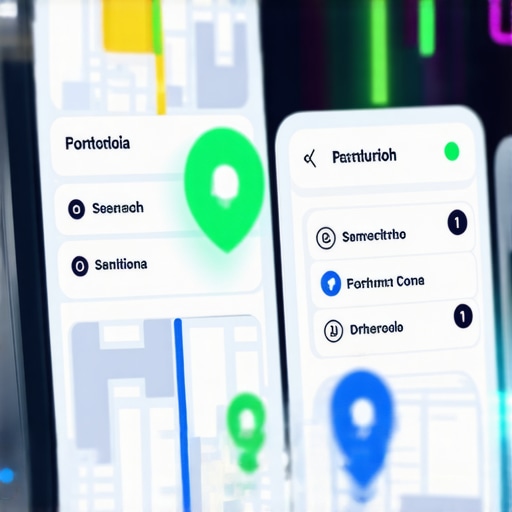 Concept image of AR and voice search technologies influencing local SEO