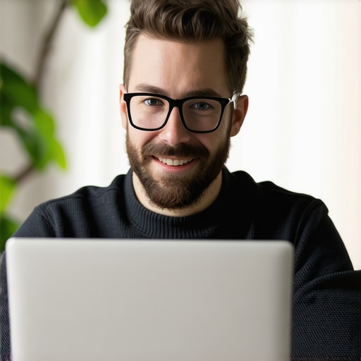 Business owner implementing schema markup for local SEO