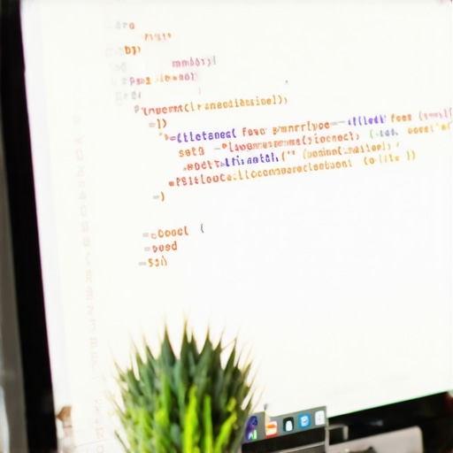 Technical SEO Optimization for Local Businesses Schema markup code snippet on a computer monitor showing local SEO details