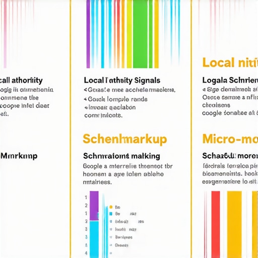 Advanced Local SEO Strategies for Maps Domination Infographic showcasing the interplay of authority signals, schema, and micro-moments in local search rankings.