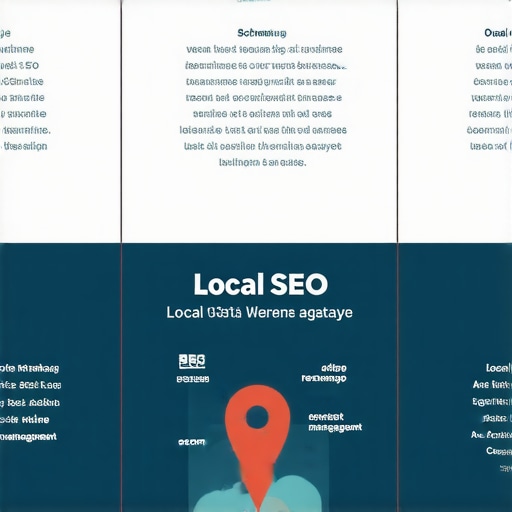 Effective Local SEO Strategies Diagram Infographic illustrating key local SEO tactics for niche markets.