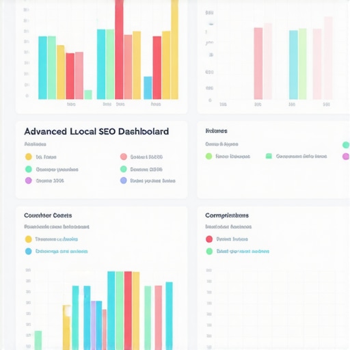 Local Data Analytics for Map Pack Optimization Screenshot of a local SEO analytics dashboard showing heatmaps and competitor insights.