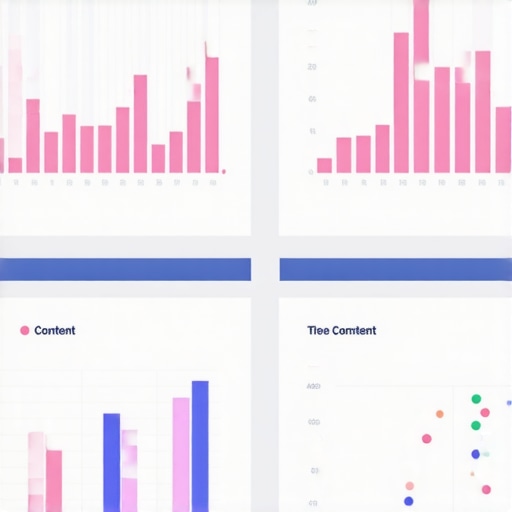Dashboard with graphs and metrics related to local SEO performance and user engagement.