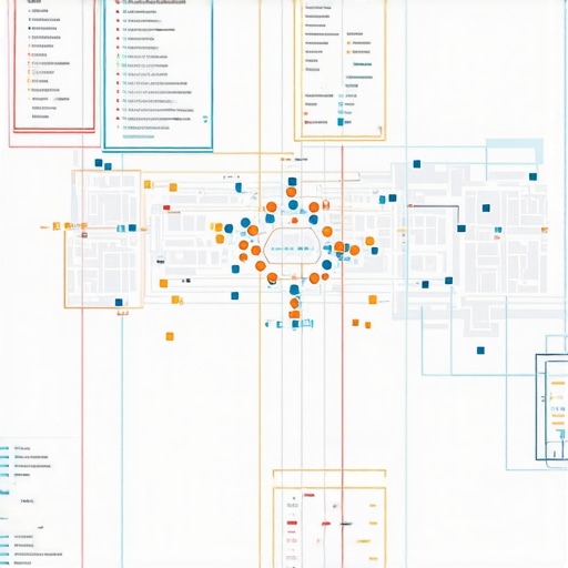 Illustration showing interconnected signals influencing local search rankings