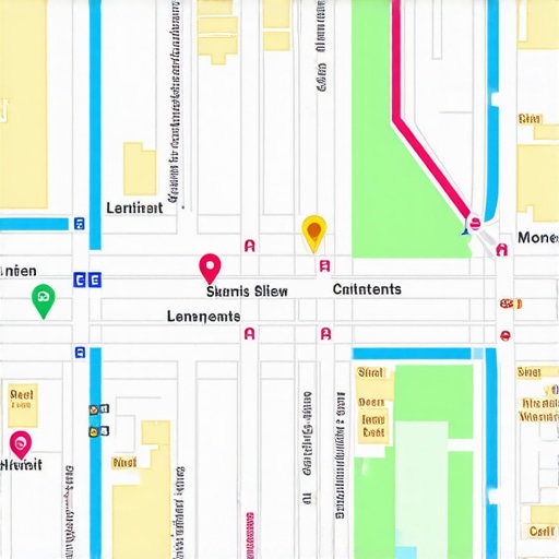 Illustration of a city map showing key micro-moments for local businesses