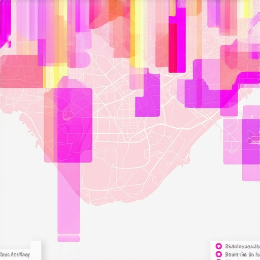 Advanced Geospatial and Behavioral Analytics in Local SEO High-resolution map with data overlays showing behavioral and geospatial insights for local SEO
