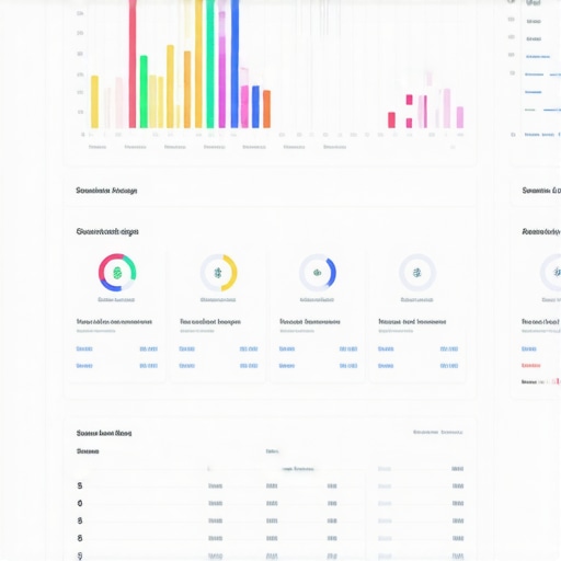 Advanced Local SEO Analytics Dashboard Futuristic digital dashboard showcasing local search metrics and semantic analysis