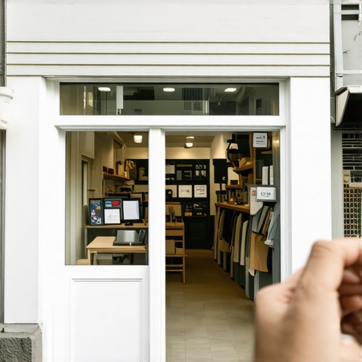 Augmented Reality for Local SEO Modern storefront with AR overlays demonstrating next-generation local optimization techniques.