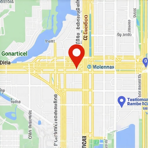 Hyper-Local Data Visuals for Map Pack Dominance A digital map with heatmaps and geospatial analytics showing local SEO strategies