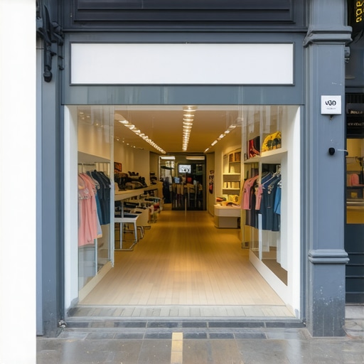 Immersive 3D Storefront Experience Virtual reality storefront tour for local SEO enhancement