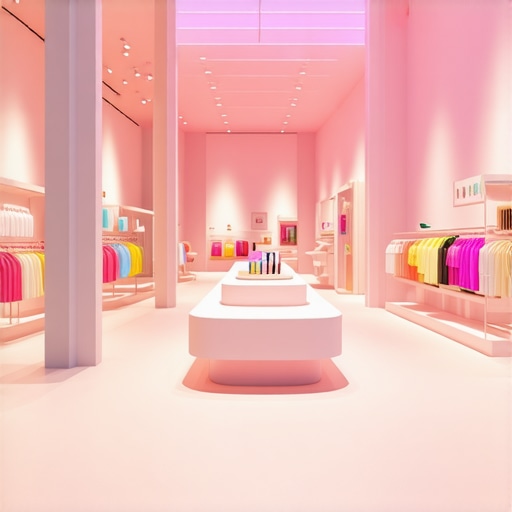 Virtual 3D tour of a retail store with AR capabilities illustrating enhanced user engagement