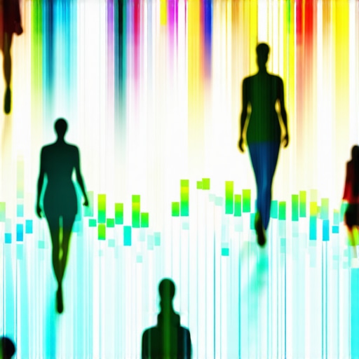 Digital visualization of neighborhood analytics and foot traffic patterns