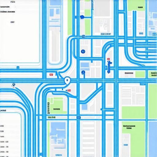 A digital map highlighting AR overlays, data dashboards, and local search points for advanced map pack optimization.