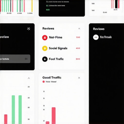Real-Time Local Engagement Impact Graph showing real-time engagement signals influencing Google Maps rankings.