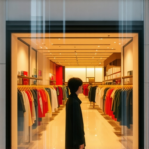 A storefront displaying an augmented reality overlay for enhanced user engagement