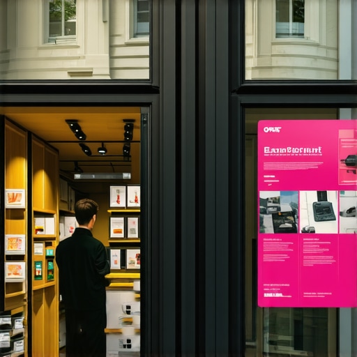 AR-enhanced storefront with 3D spatial data overlays