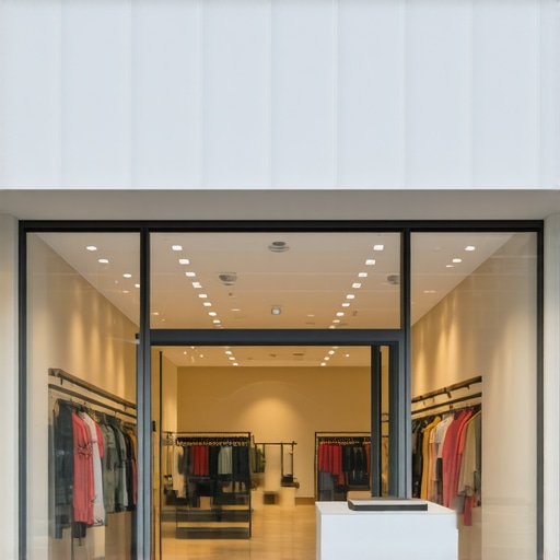 A detailed 3D scan of a retail store exterior showcasing immersive visuals for local search optimization.