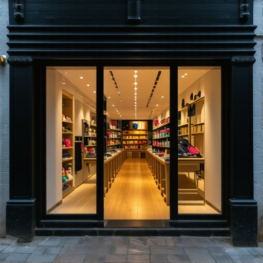 A virtual reality scan of a retail storefront demonstrating immersive AR features