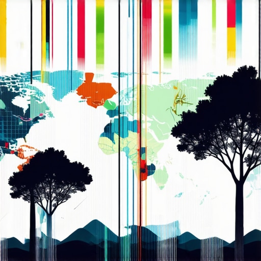 Illustration of AI processing environmental and behavioral data for local search ranking improvement.