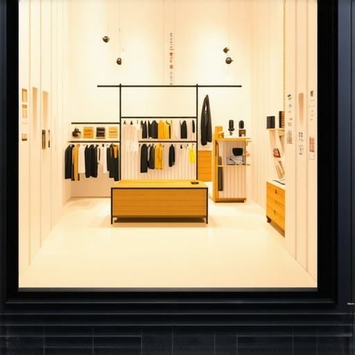 AR overlay showing virtual store in real-world environment