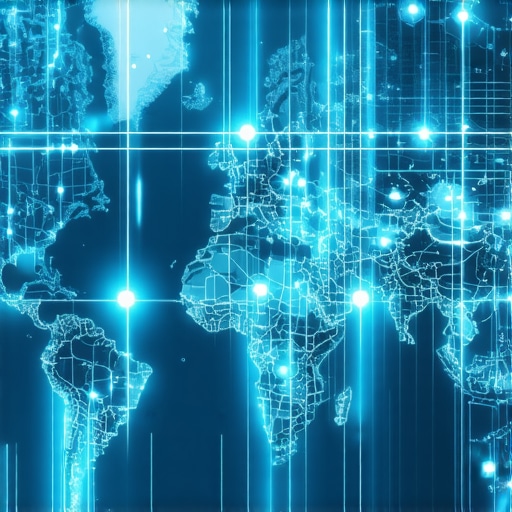 A conceptual digital map illustrating advanced local SEO signals, biometric and visual data integrations.