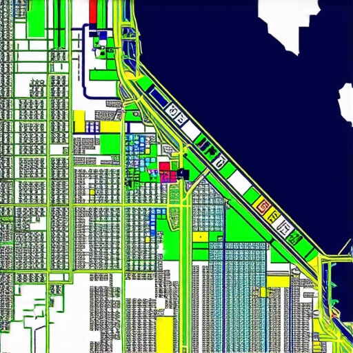 Detailed map showing micro-neighborhood zones with data overlays for local SEO targeting
