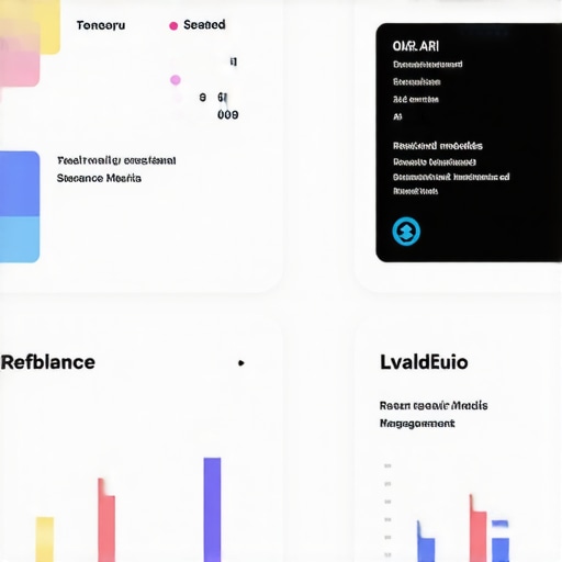 A digital dashboard displaying sensory signals, AI relevance models, and user engagement metrics impacting Google Maps rankings.