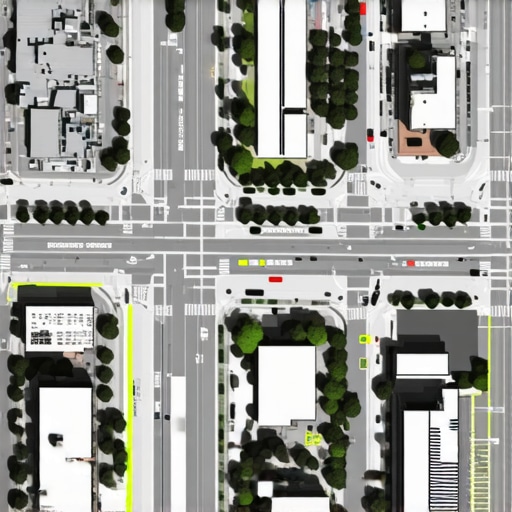 Illustration of 3D mapping and environmental sensors enhancing local search visibility.