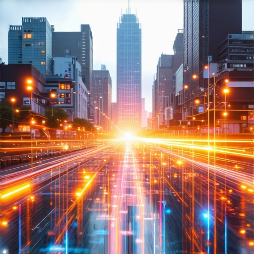 Futuristic city map with virtual data overlays illustrating advanced spatial analysis techniques.