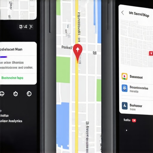 A visualization of a user receiving tailored map pack results based on real-time behavior and context.
