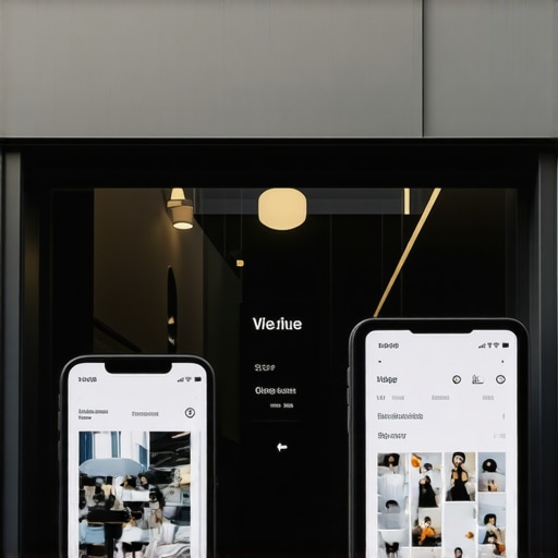 AR-enhanced storefront attracting local search traffic Virtual reality overlay on a storefront demonstrating AR features for local SEO