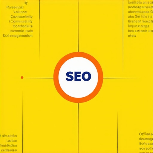 An infographic displaying key components of modern, sophisticated local SEO tactics.