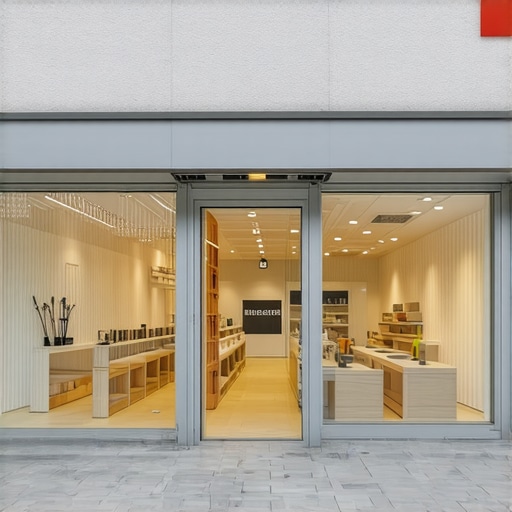 Digital Twin for Map Pack Optimization A digital 3D replica of a retail storefront used for advanced local SEO analysis.