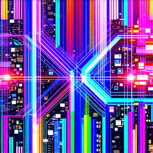 Futuristic digital map displaying real-time signals and sensors over a cityscape